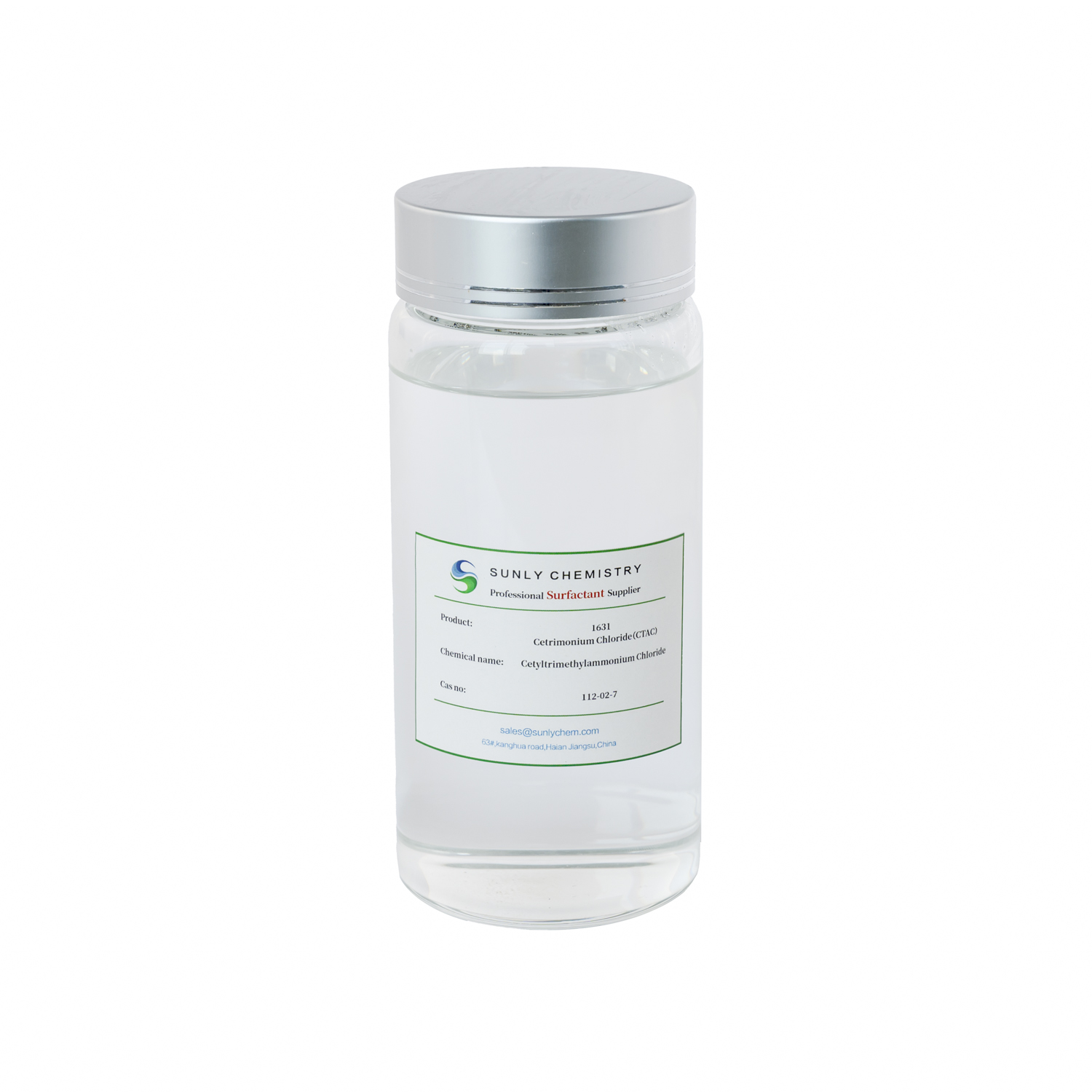 Hexadecyl Trimethyl Ammonium Chloride (Surfactant 1631) CAS number: 112-02-7