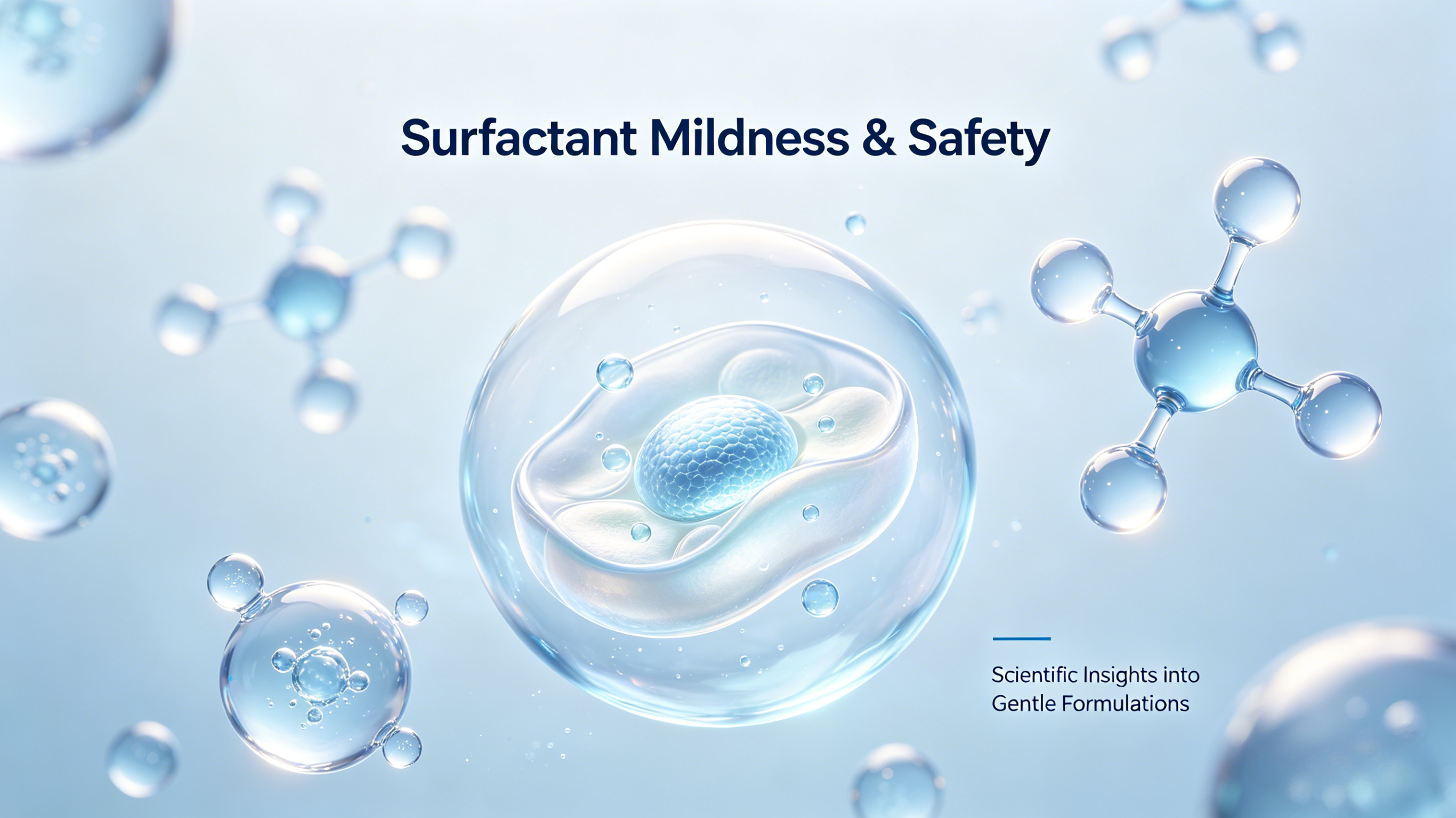 Gentleness & Safety of Surfactants: The Core of Reliable Cosmetic & Cleaning Products