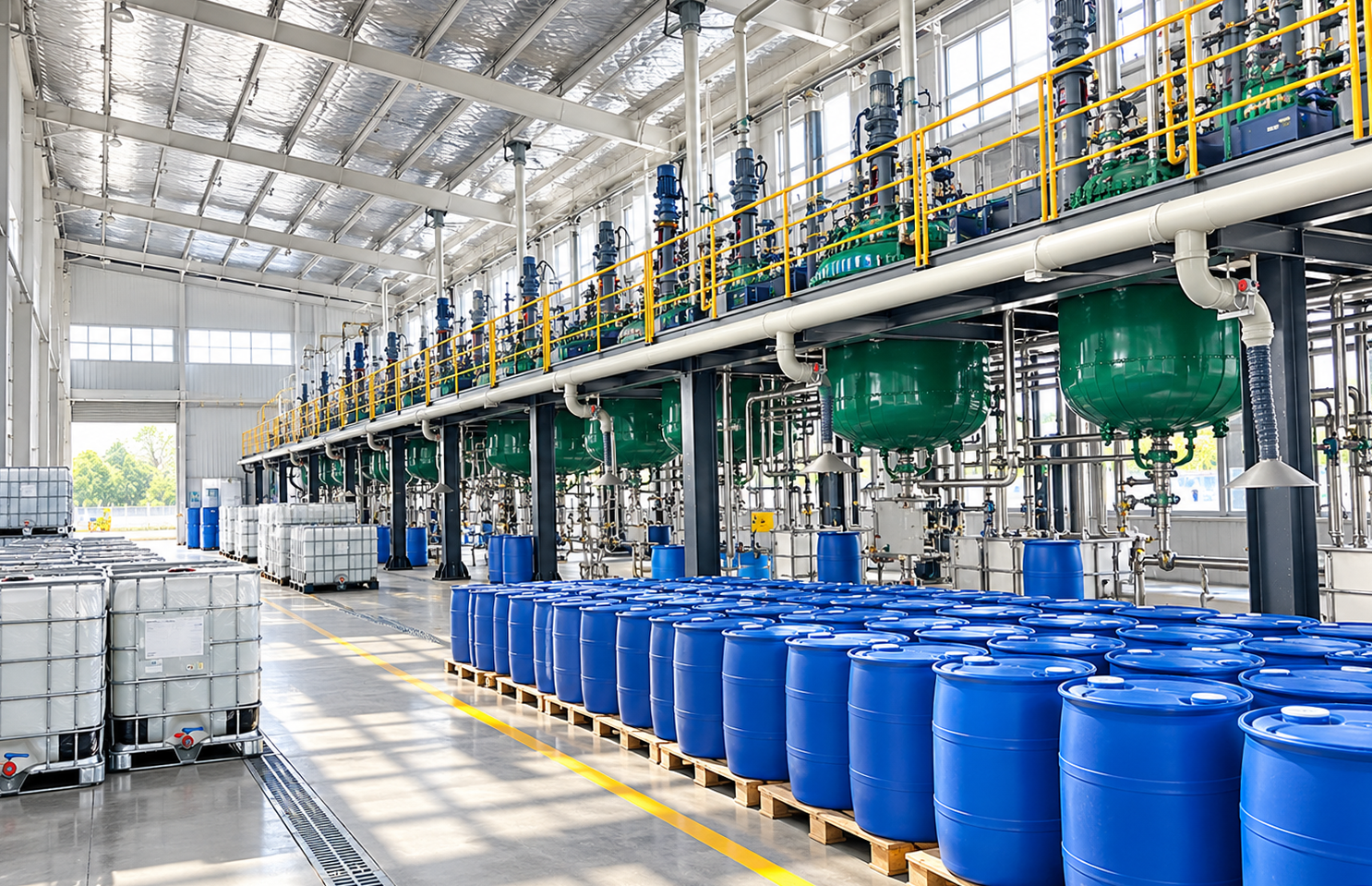 sunly chemistry modern factory production hall